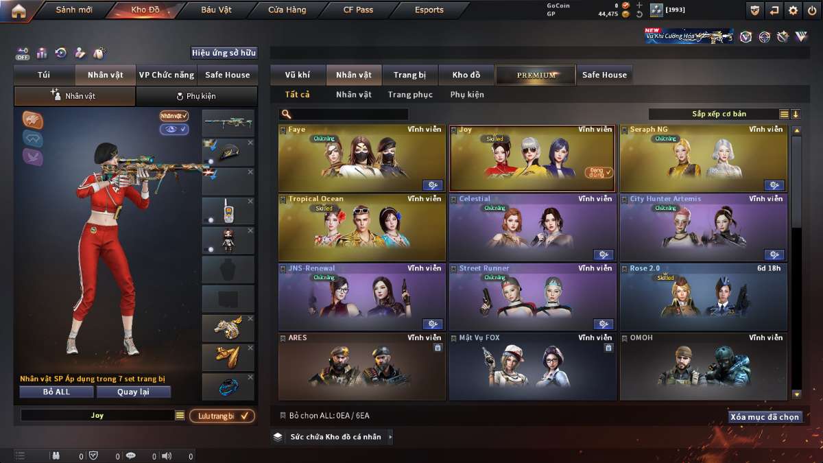 shop acc cf uy tin gia re